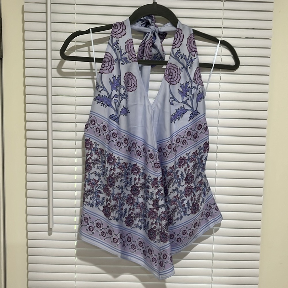 J. Crew Open-back halter top